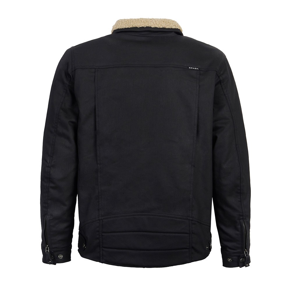 Spada Temper Trucker Textile Jacket - Black/Tan