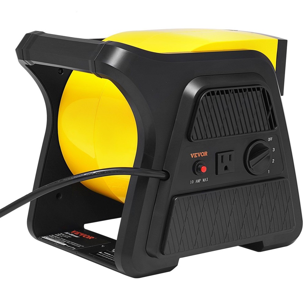 600CFM 300° Adjustable Floor Blower for Drying Cooling Ventilation Portable
