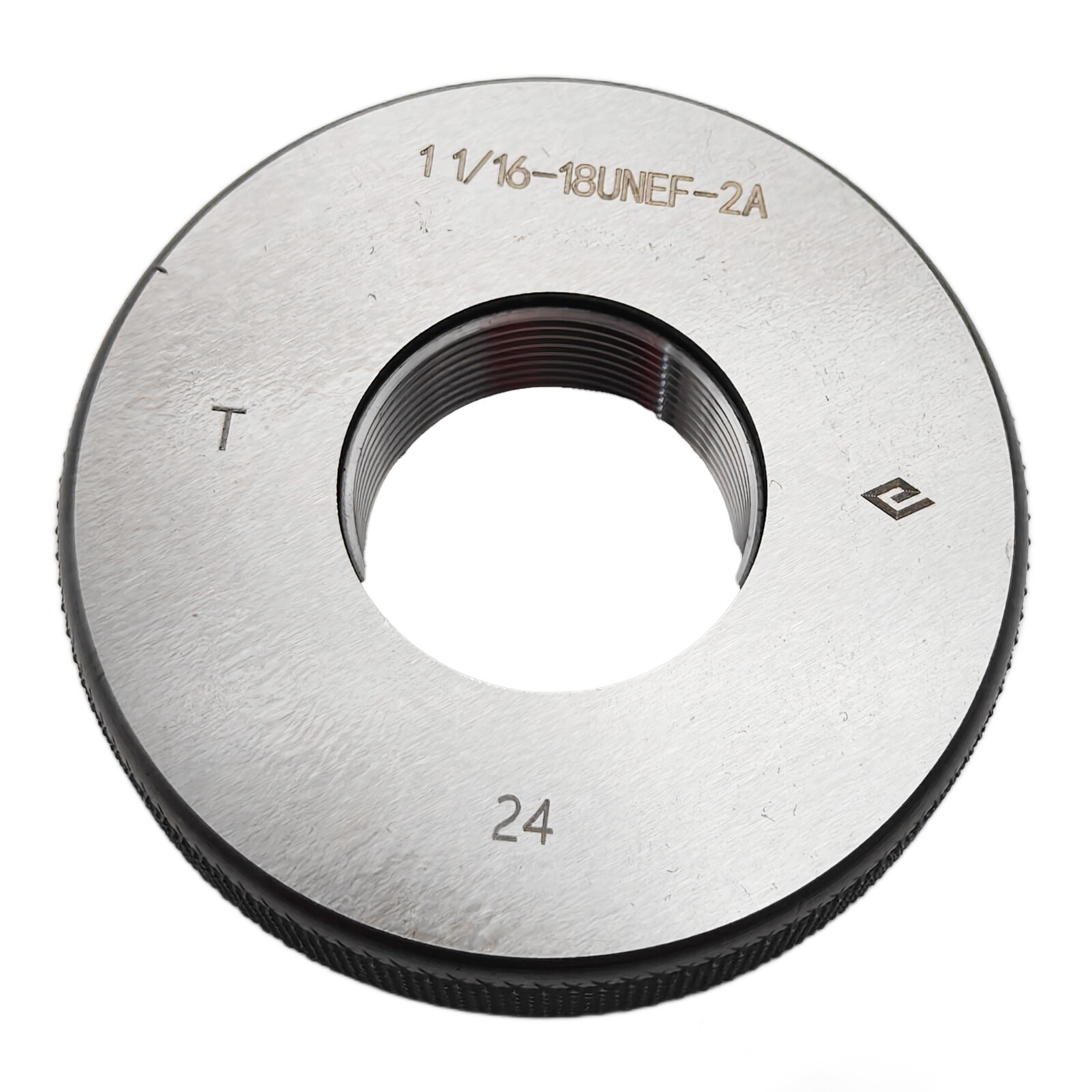 Thread Ring Gage 1" 1/16-18 UNEF Thread Ring gage 2A GO NOGO 1" 1/16-18 UNEF 2A