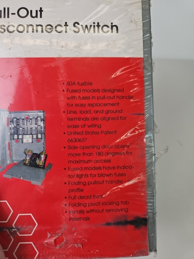 Diversitech Pull-Out Disconnect Switch DDS-60 60A Fusible