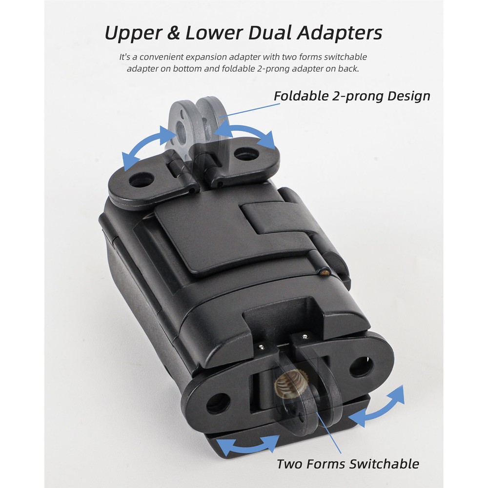 Foldable Dual Hook Adapter Accessories for Osmo Pocket 3