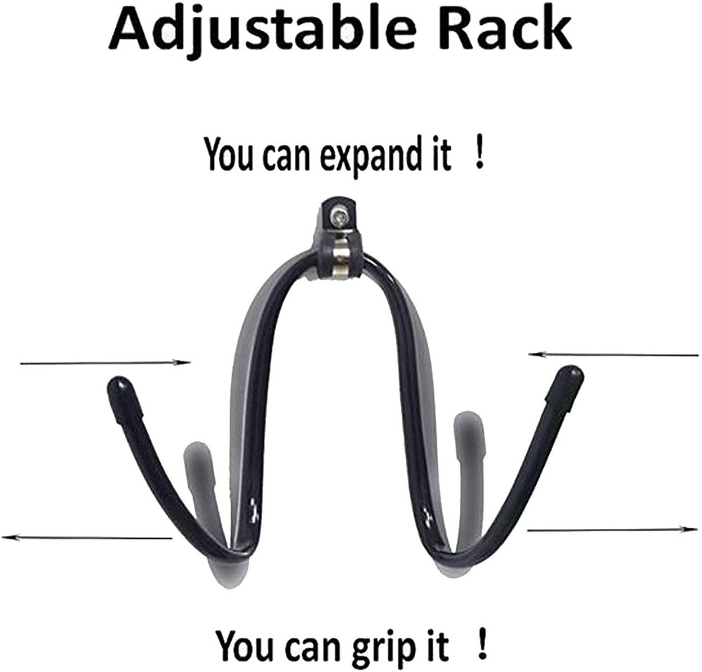 Pmsanzay Cowboy Hat Rack Organizer Display - Wall Mount Holder With Hooks - E...