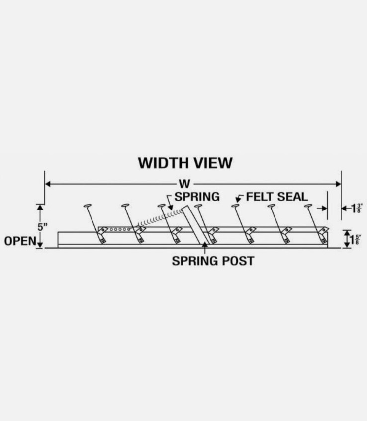 Dayton 3HHR3 Ceiling Shutter - White