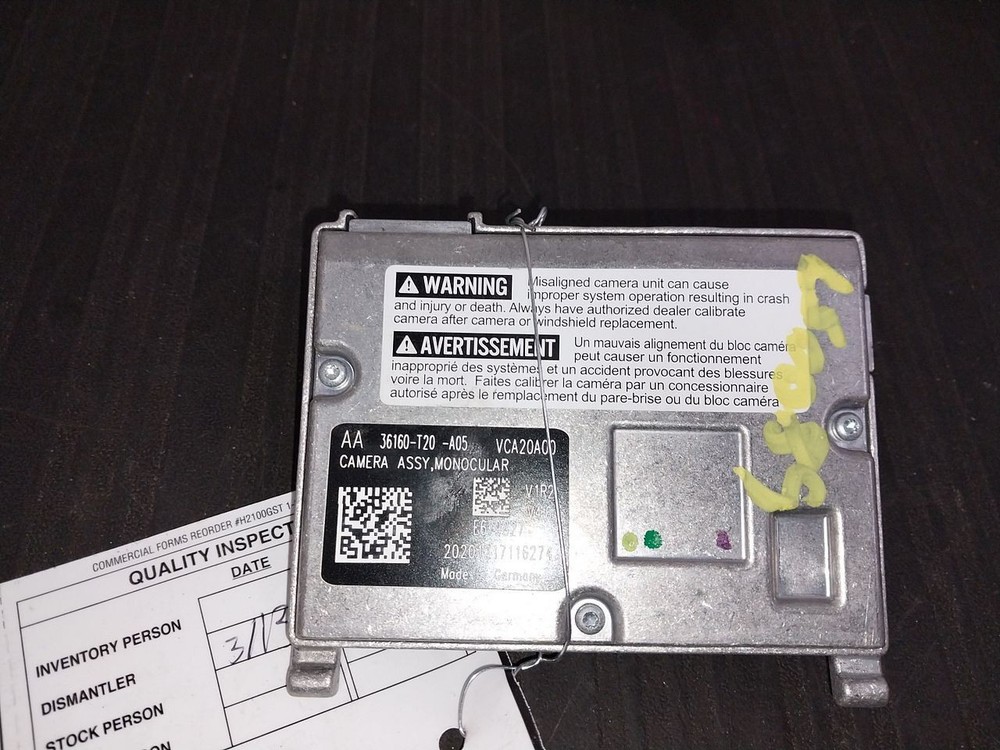 Camera/Projector Camera Front Windshield Mounted EX-L Fits 22-23 CIVIC 2991580