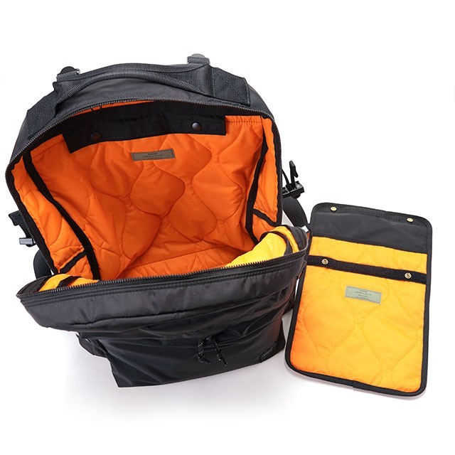 PORTER Yoshida 855-05902 FORCE Day Pack Black Nylon Backpack Military Style