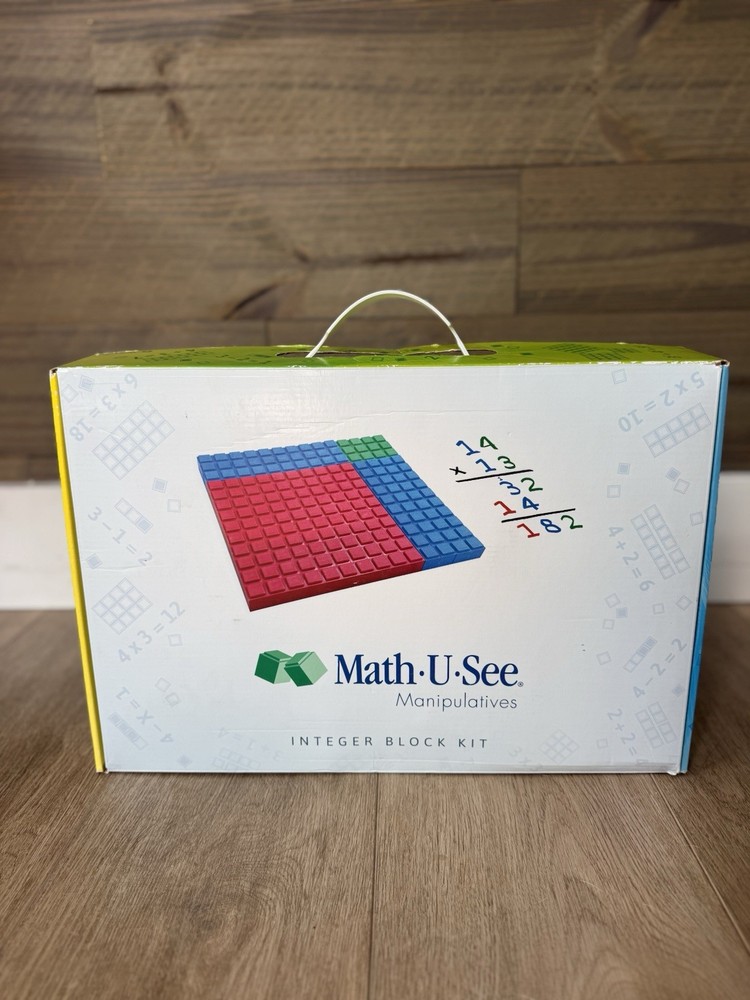 Math-U-See Integer Block Kit Homeschool Math Manipulatives Set- COMPLETE
