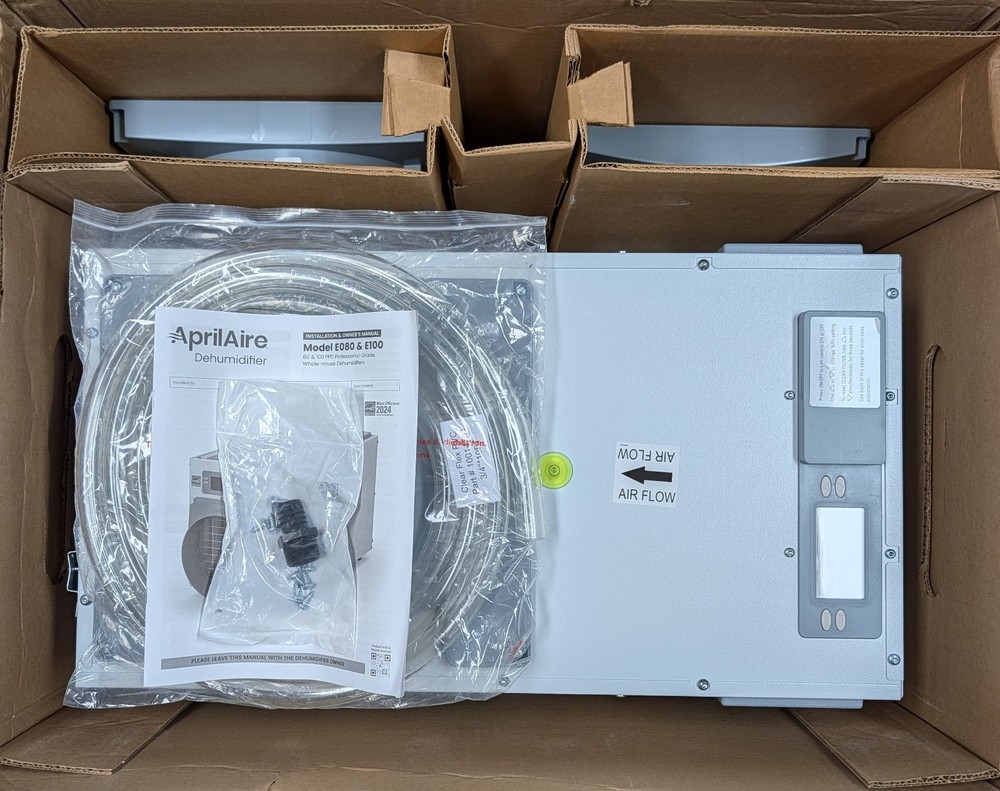 AprilAire E080 Dehumidifier Whole-House 80 PPD Crawl Space Basement