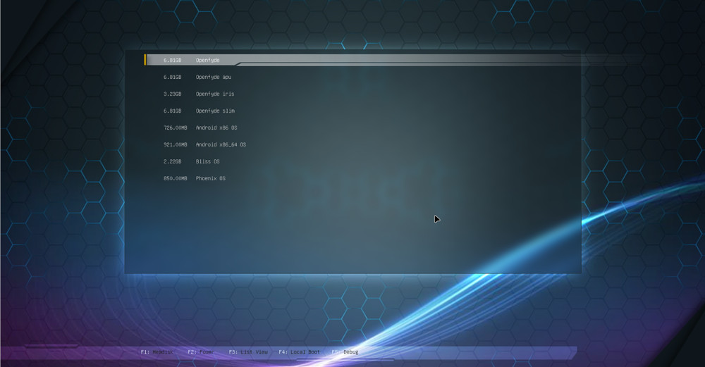 Android  mulitboot Flash drive for live use or install on Personal computers