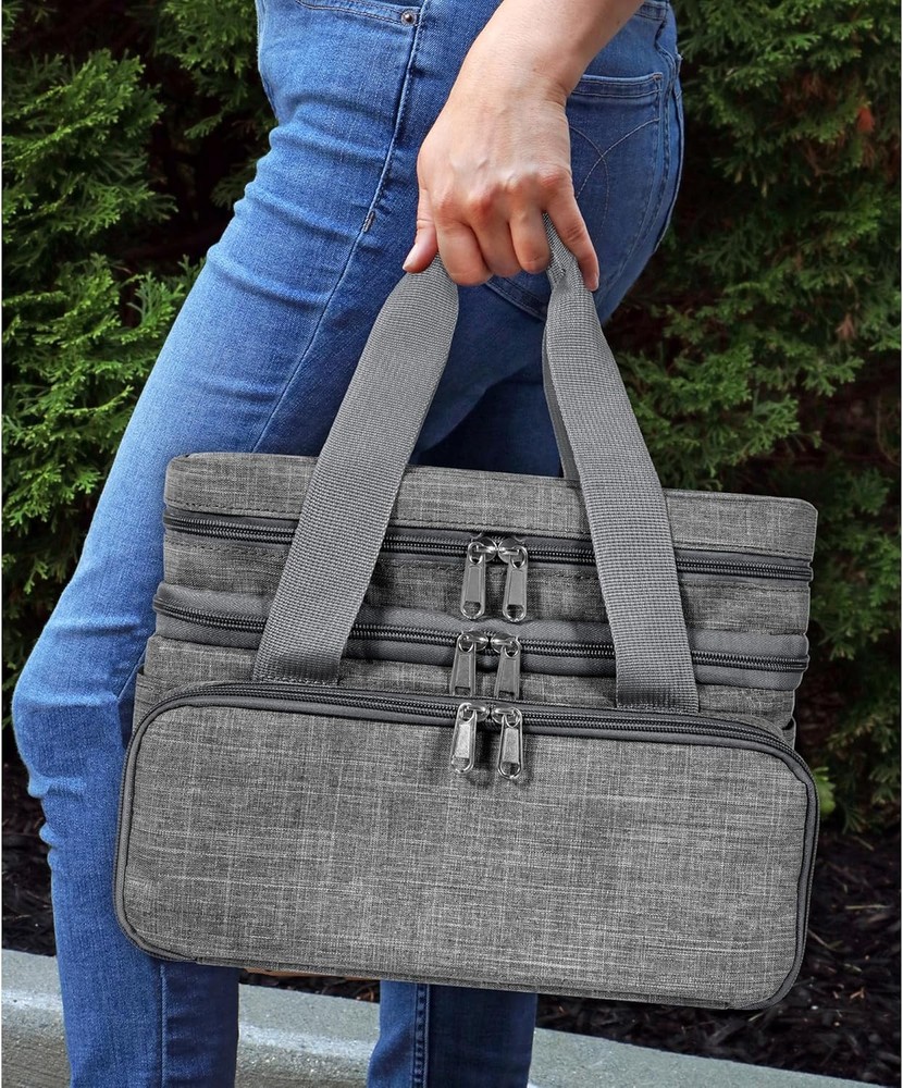 SINGER Sewing Accessories Organizer (Bag Only) – Double Layer Portable Sewing