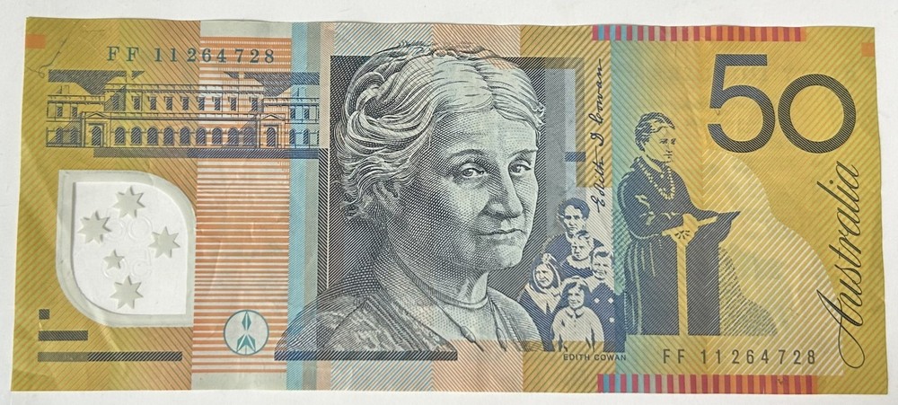 Australia 50 Dollars 2011. Polymer circulated Banknote