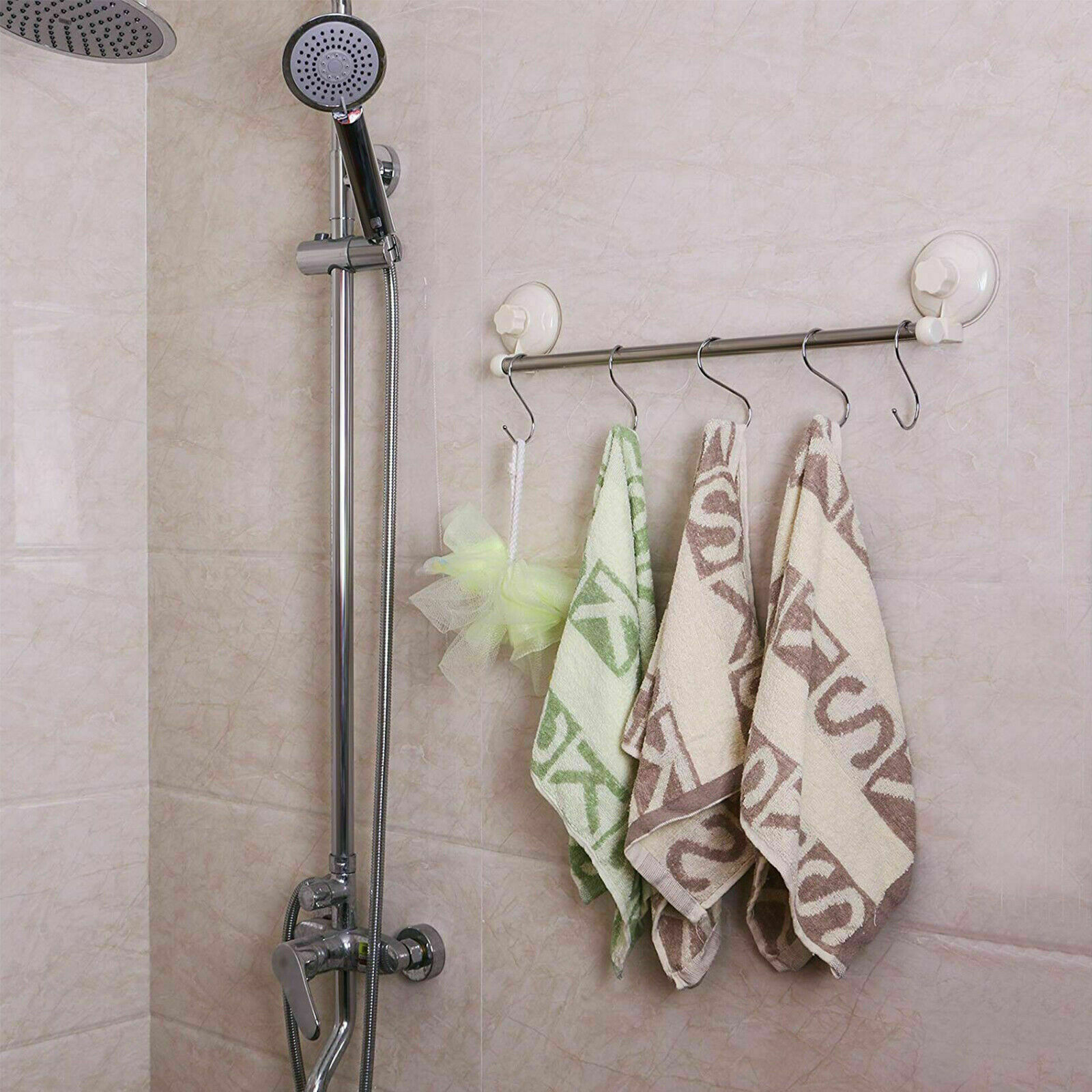 S Shaped Hanging Hooks Stainless Steel Hooks Kitchen Bathroom Bedroom Cap Hanger