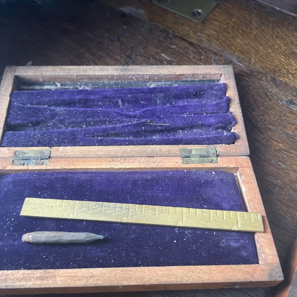 Vintage Drawing Set / Compass Set - Mathmatical Instruments