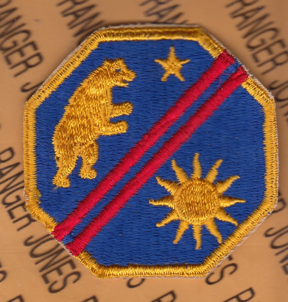 US Army California State Defense Force South 3" shoulder patch c/e