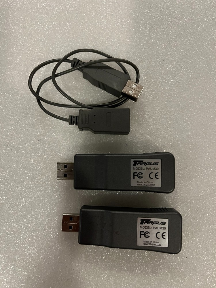 2x Targus PAUM30 Wireless Remote Dongles