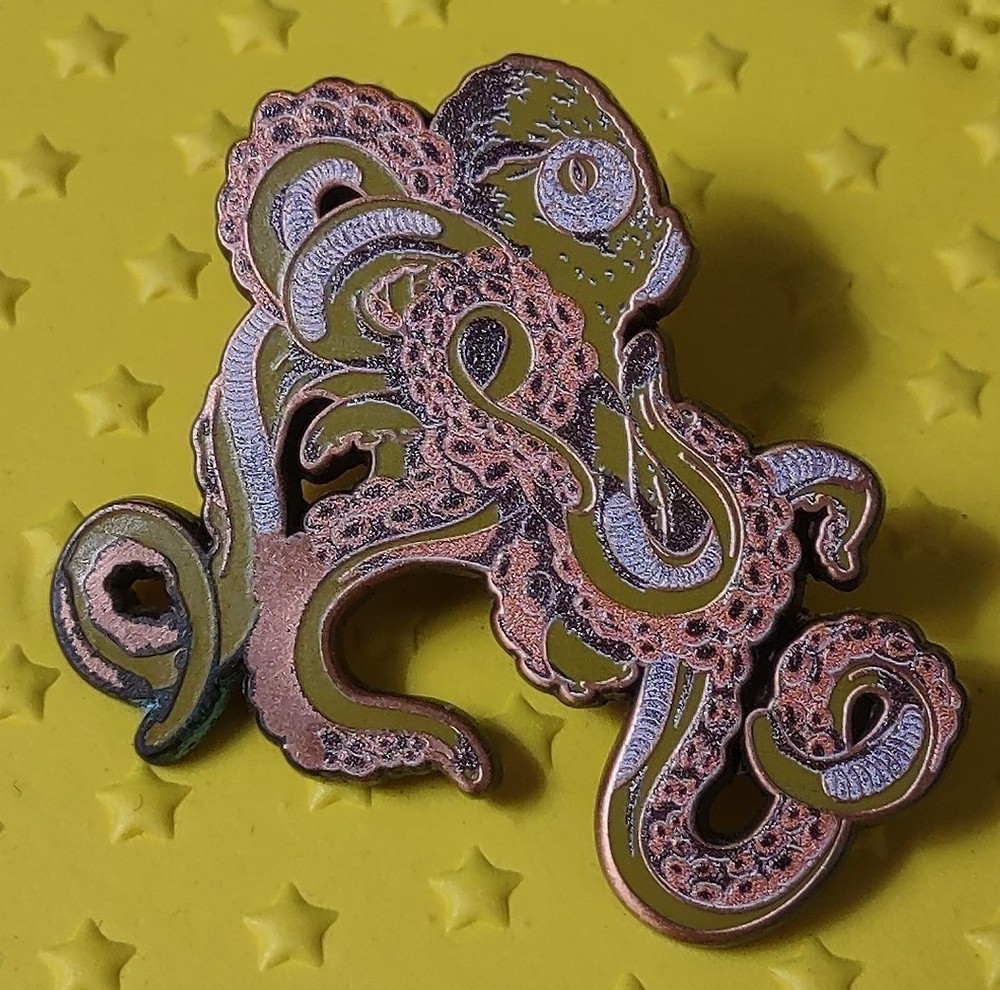 SeaWorld steampunk Octopus pin