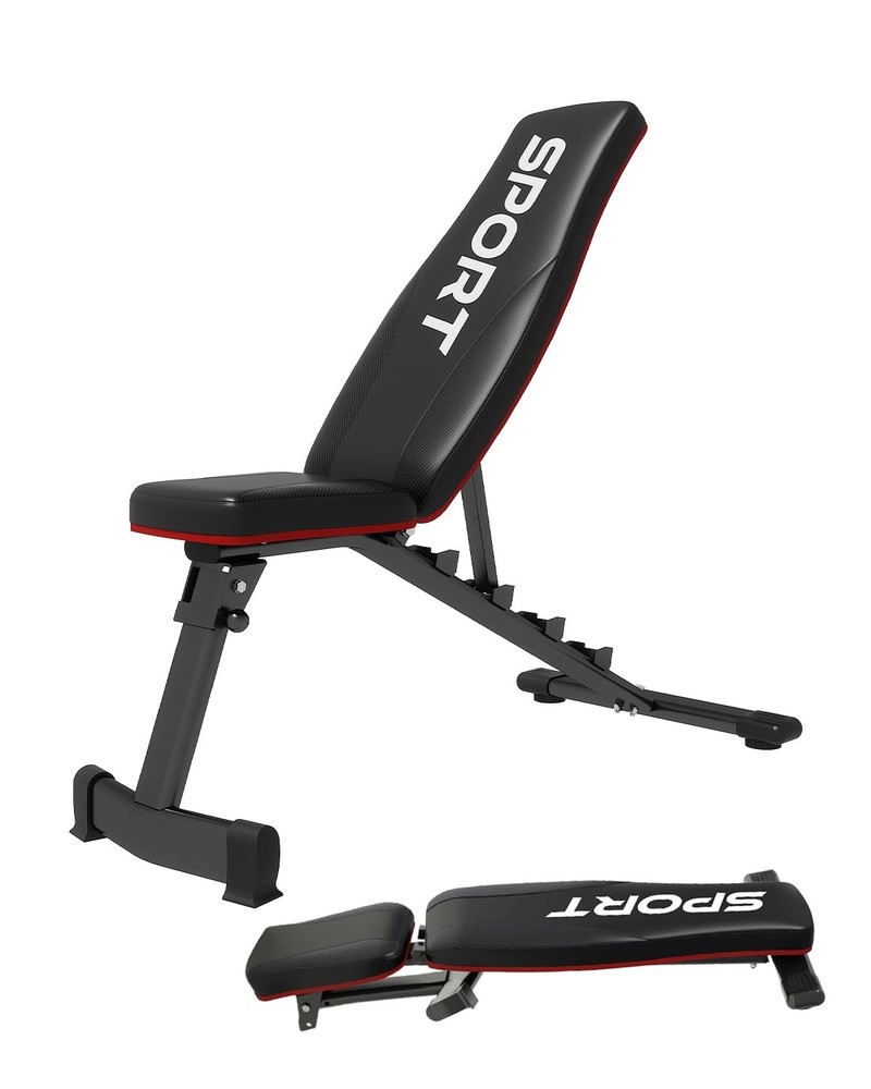 Adjustable Weight Bench 5-Levels Foldable Bench Workout Strength Training 660LBS