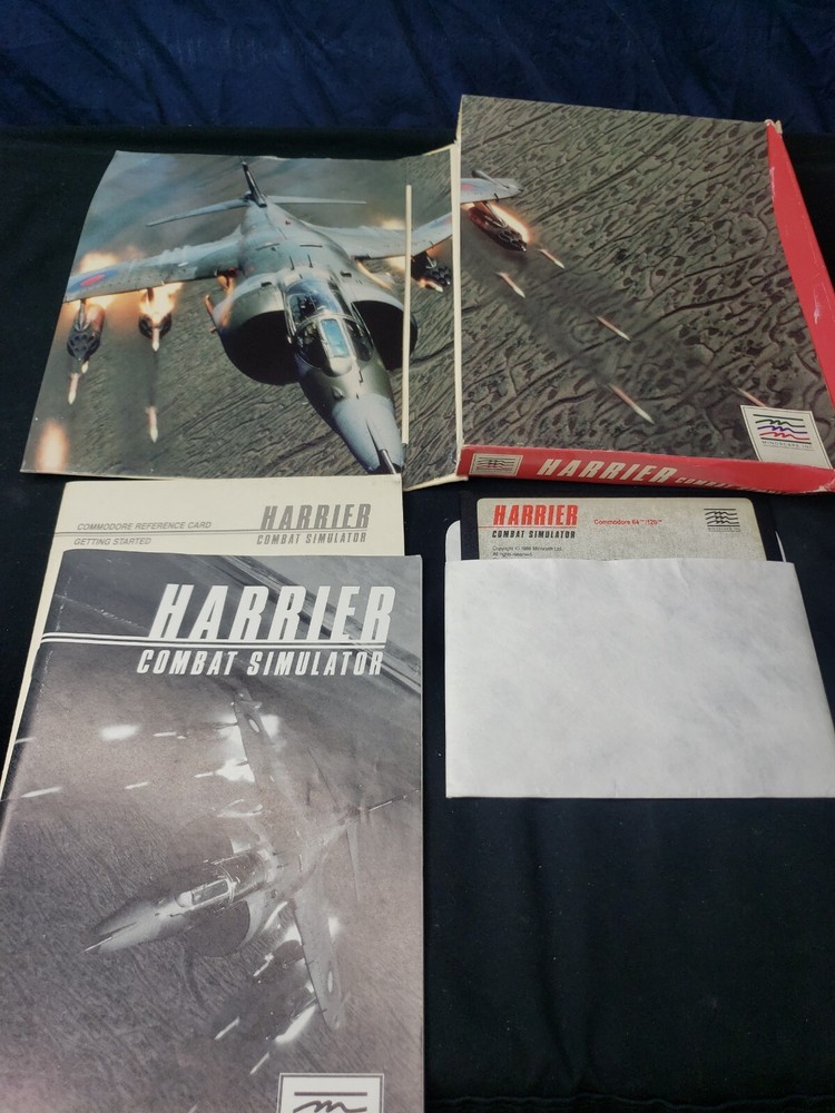 Harrier Combat Simulator by Mindscape for Commodore 64