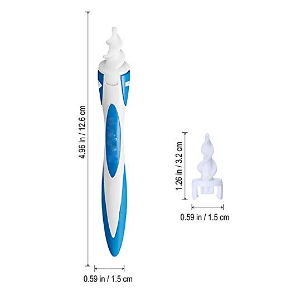 Ear Cleaner Kit for Ear Wax Removal-Spiral Q-Grips Tip Picker Easy Cleaning Tool