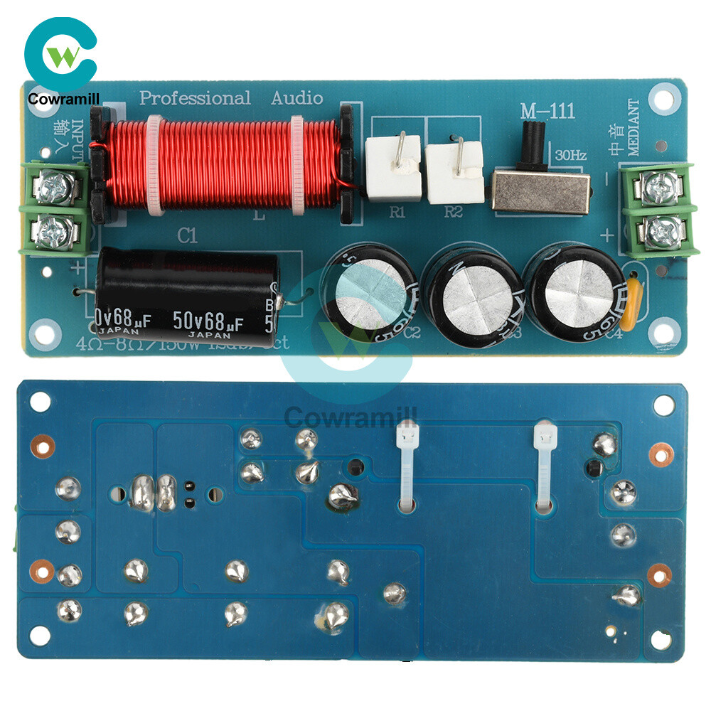 150W Midrange Speaker Frequency Divider Audio Crossover For HiFi Amplifier DIY