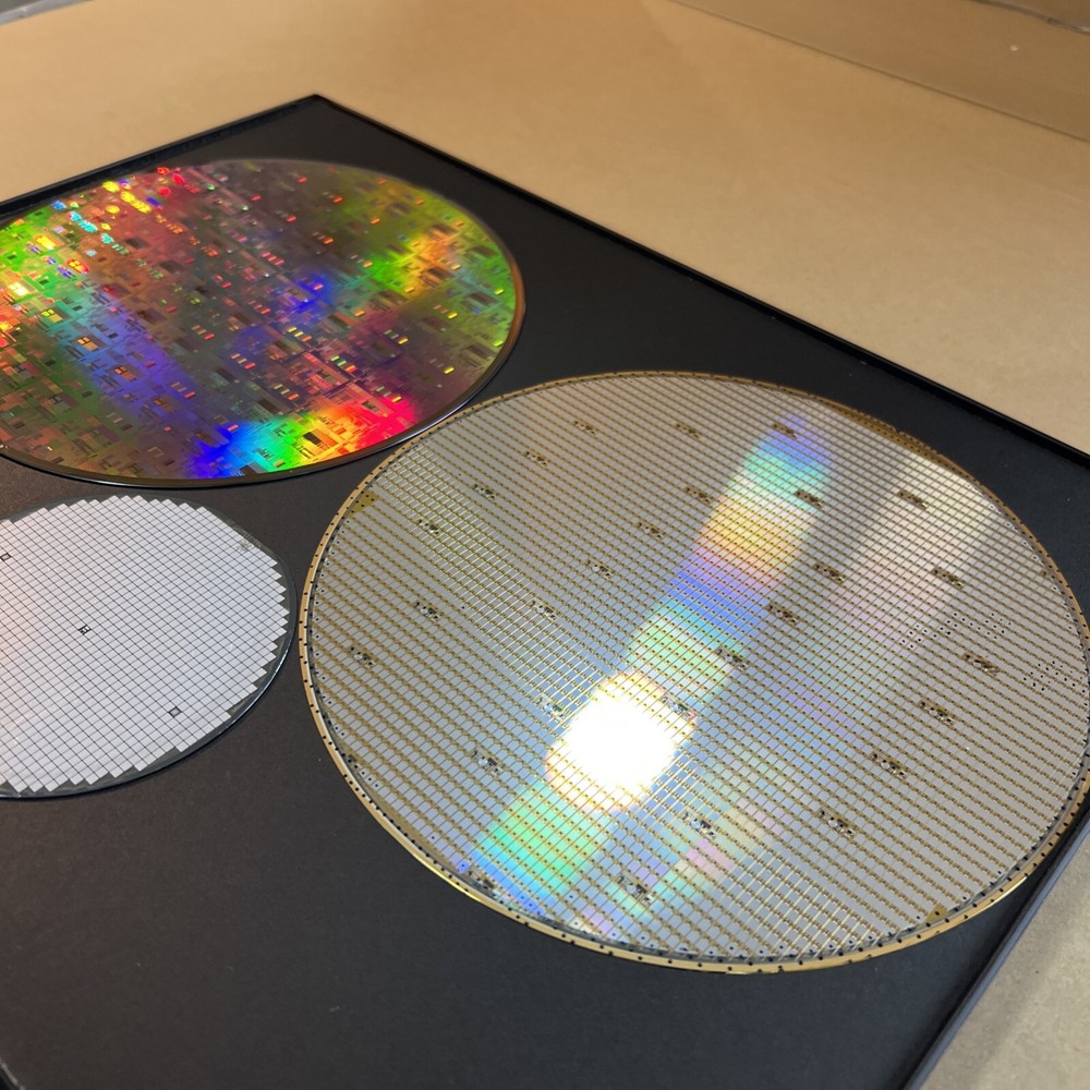 8” Silicon Pattern Wafer IntegratedCircuits Art 8”,8”,4”SemiconductorFrame12x16”