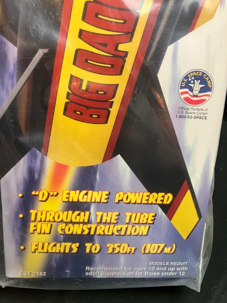 Original Version (long OOP) Estes Big Daddy Flying Model Rocket Kit - Sealed