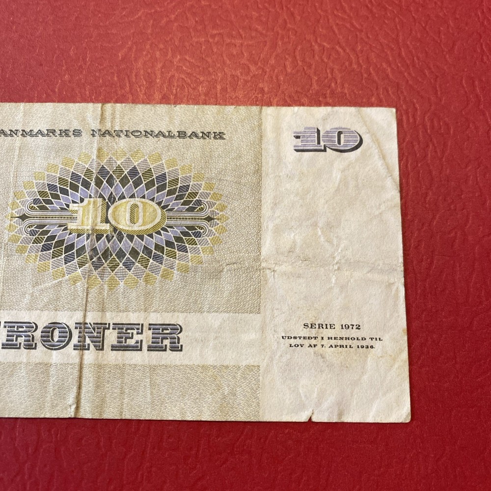 Denmark- 10 Kroner- 1972