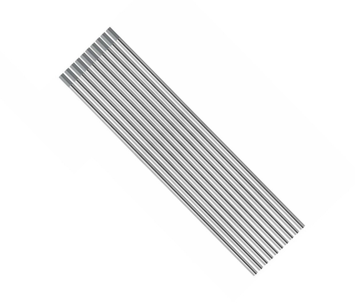 TIG Tungsten Electrodes 2% Ceriated 1/8" X 7" Gray Pack of 10