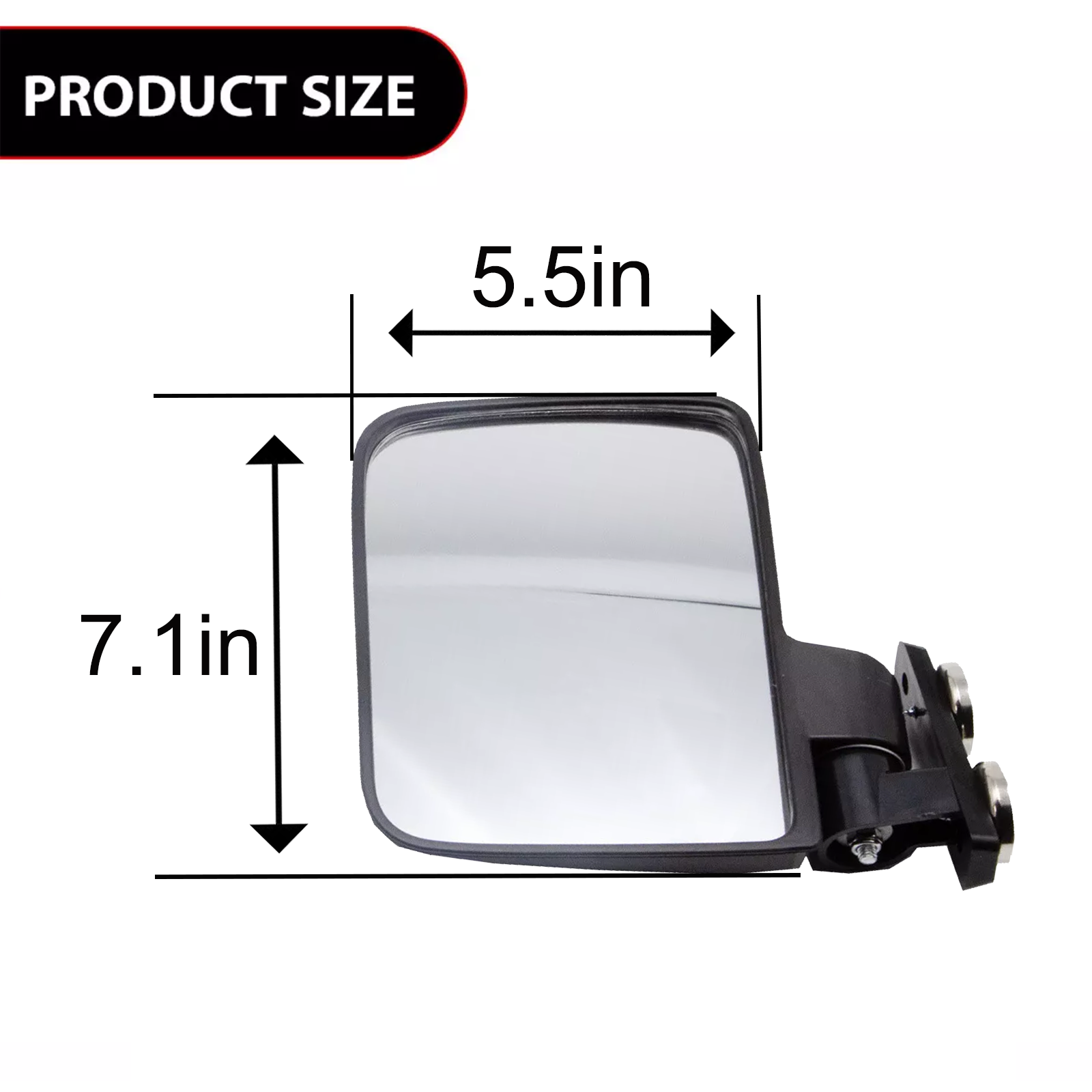 For Kubota BX B John Deere 1025R Crawler Magnetic Tractor Mirrors Pair 228LB