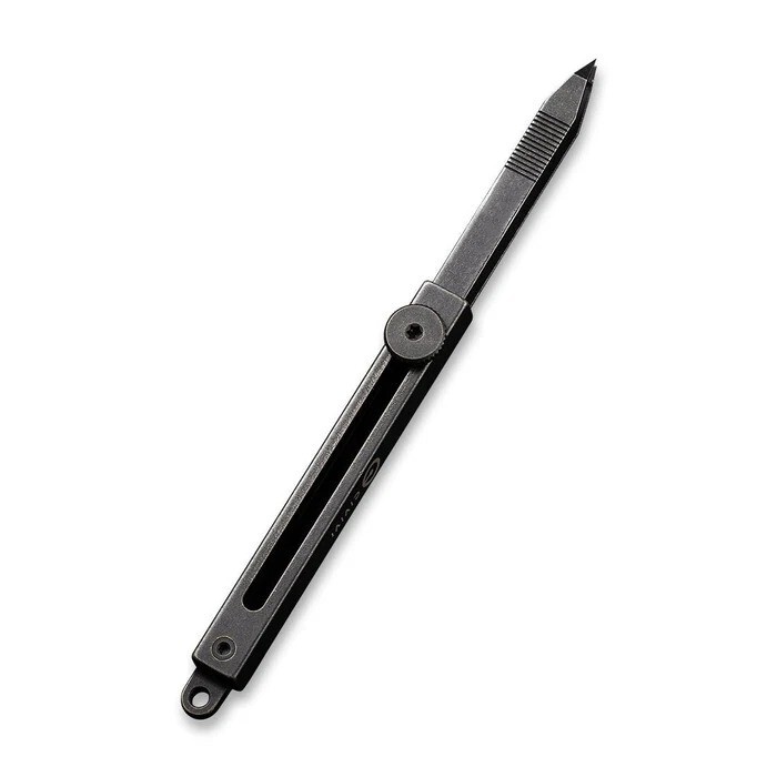 Civivi Tac-N-Tweeze Stainless Steel Tweezers Brass Handle Black Stonewash Finish