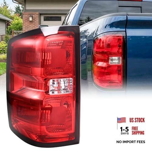 SHINEHOM Tail Light Assembly Compatible with 2014 2014-2019 Left Driver Side