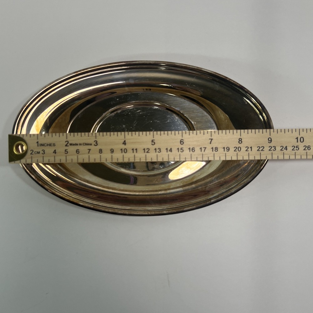 Vintage KENT Silversmiths Silverplate Gravy Boat With Underplate Tray