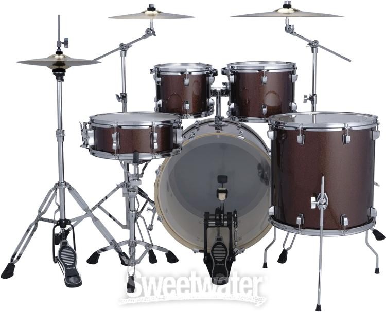 Ludwig Evolution 5-piece Complete Drum Set - Caramel Sparkle