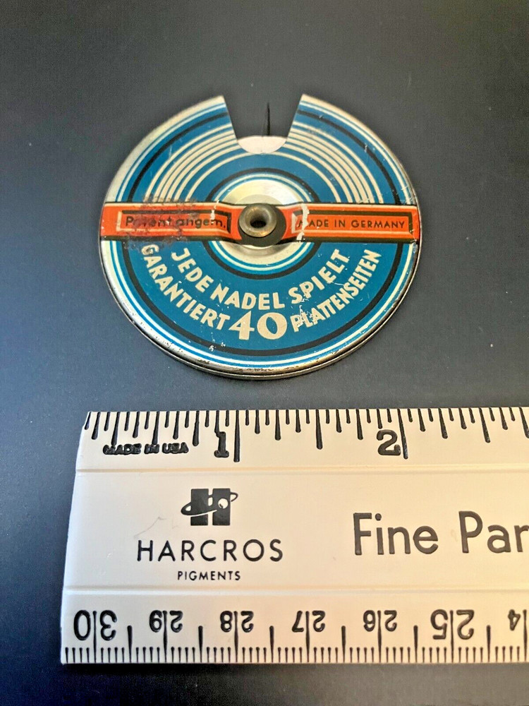 Marschall Marathon Phonograph Needles Tin Germany