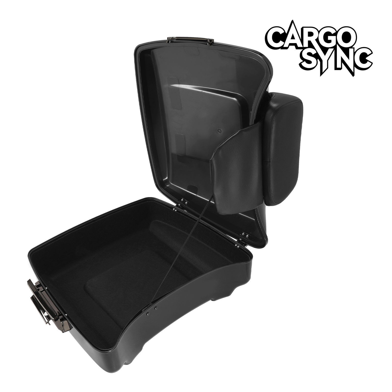 Razor Trunk with Slim Backrest Mount Rack Fit For Harley Touring Glide 14-25