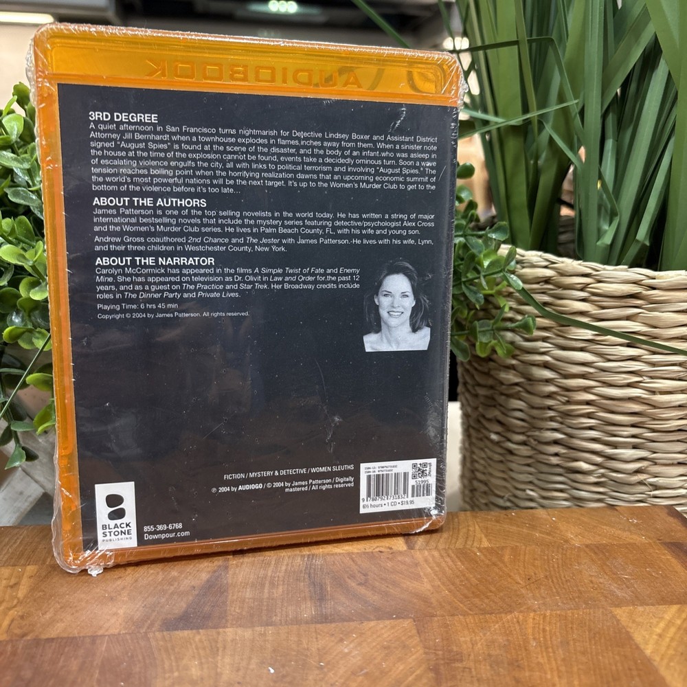 James Patterson 3rd Degree MP3-CD ENABLED player Audio Book