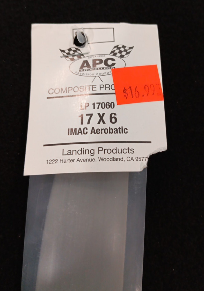 APC C-2 PROPELLER NEW! 17 X 6