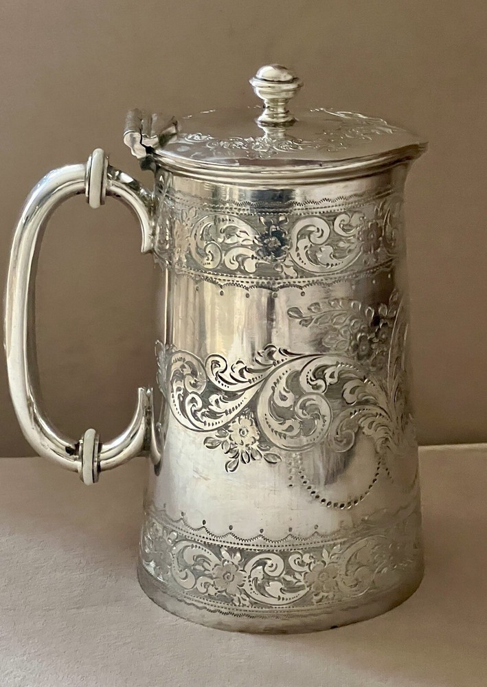 Silver Plated Jug With Lid