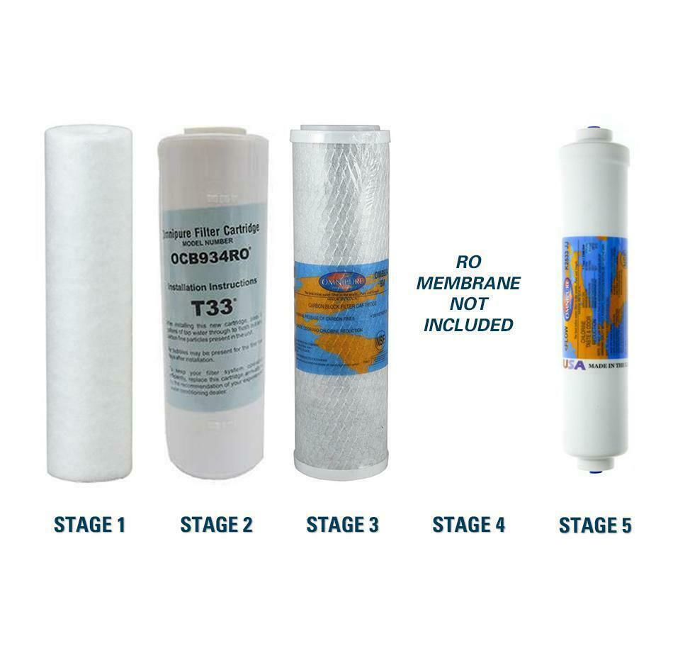 iSpring RO100 Compatible RO Filter Kit (Membrane Sold Separately)