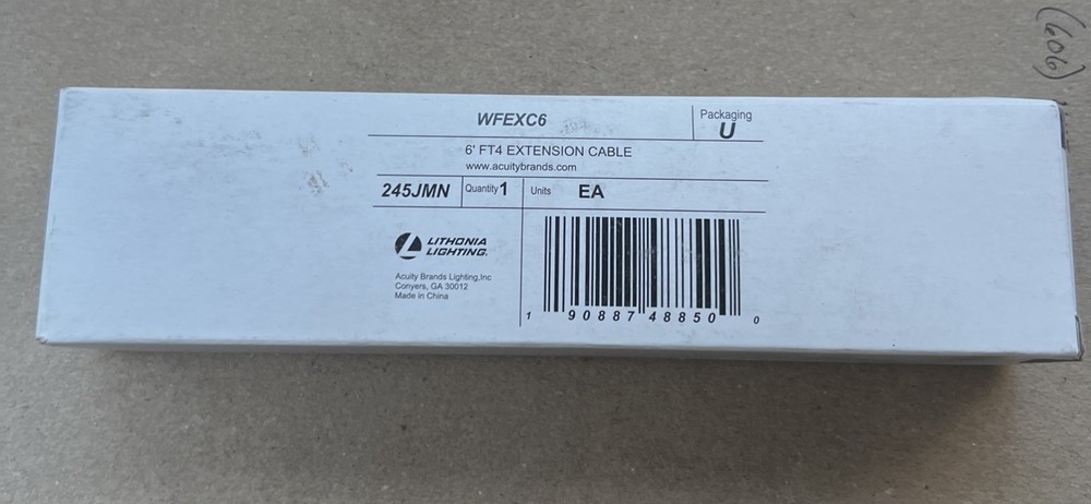 Lithonia Lighting WFEXC6FT4 Extension Cable