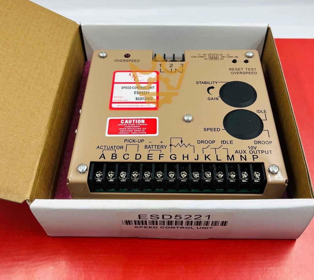 GAC ESD5221 Speed Control Unit, For Generator / Genset
