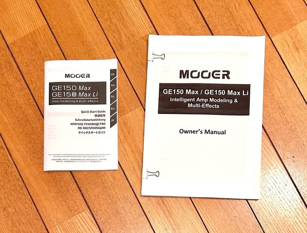 Mooer GE150 Max Multi-Effects Pedal Amp Modeling