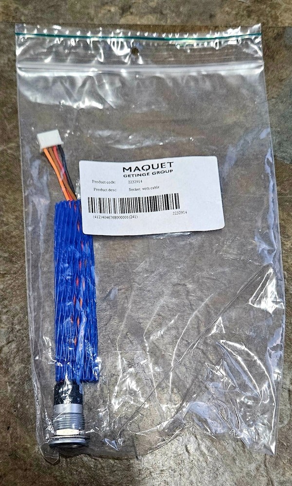 MAQUET/Getinge Operating Table Socket w/ Cable Connector P/N: 2232914