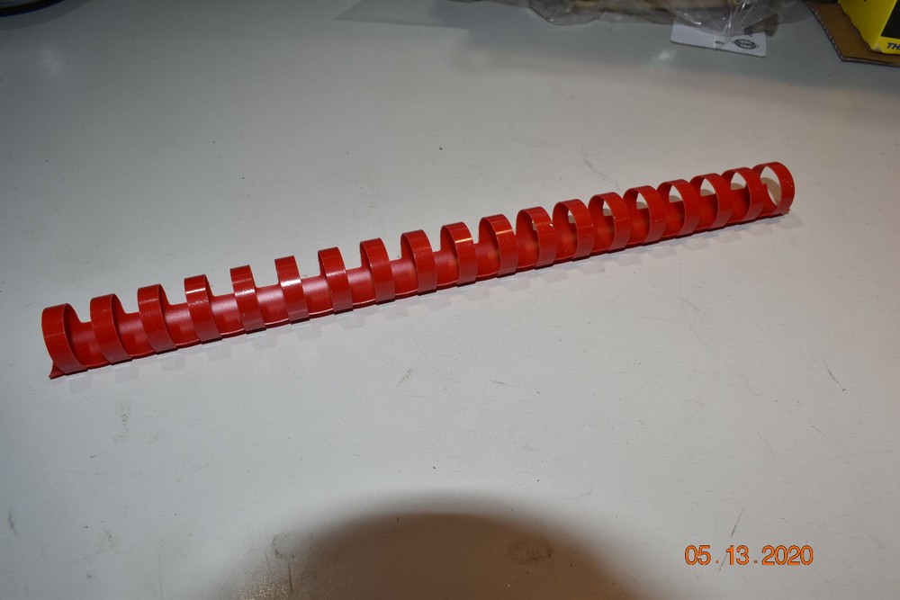 Pfeiffer Plus 30 Ring Binding Comb Red 3/4"