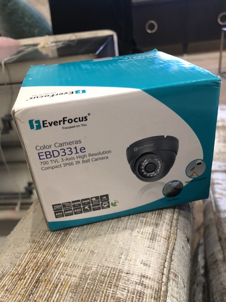 EverFocus EBD331e 3-Axis High Resolution Compact IR Ball Camera