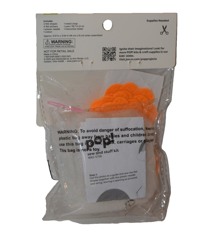 Pop! Sew and Stuff Kit RAINBOW