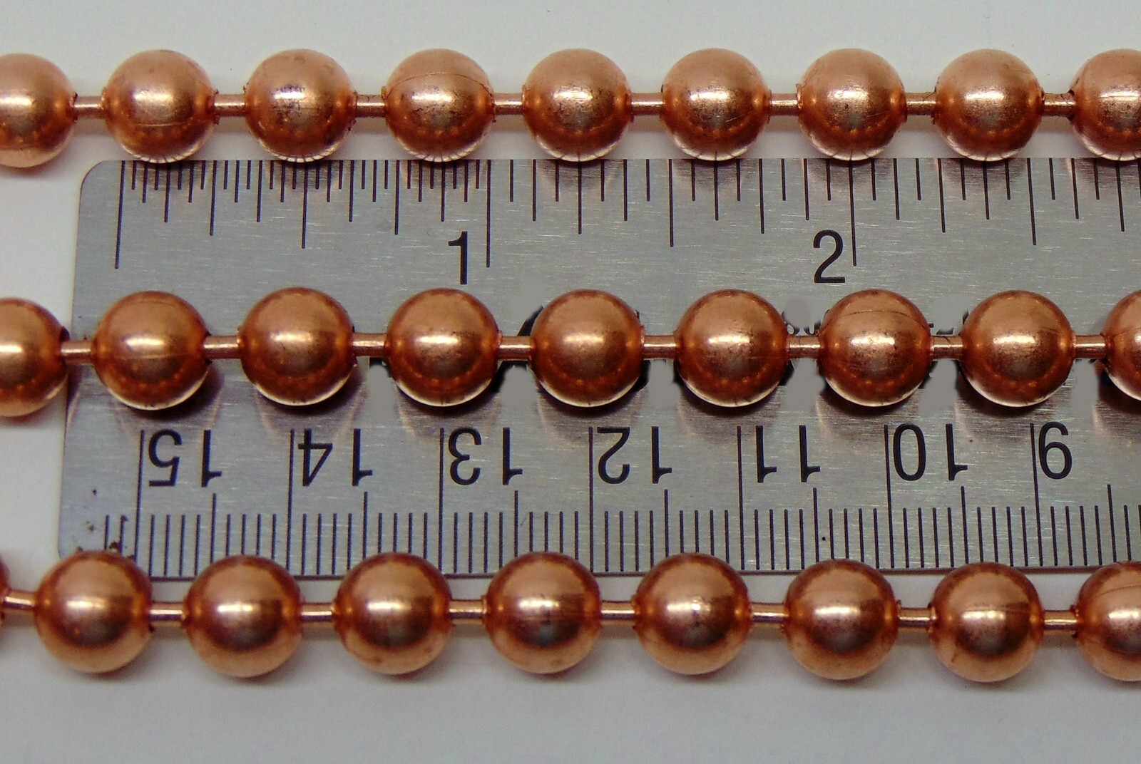 Large 8mm Genuine COPPER Ball Chain Necklaces and/or Bracelets ~ Chunky Beads