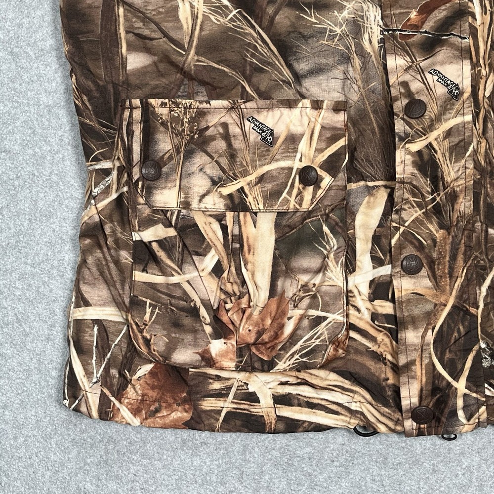 Herters Camo Jacket Full Zip Button Lined Advantage Max 4 Hunting