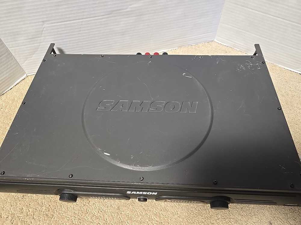Samson Servo 300 2-Ch 150W/ch Rackmount Stereo Amplifier Tested