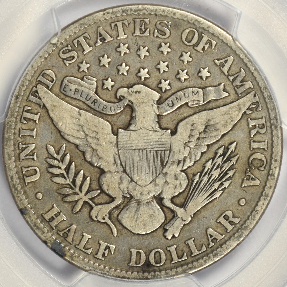 1901 BARBER HALF DOLLAR ~ PCGS F12