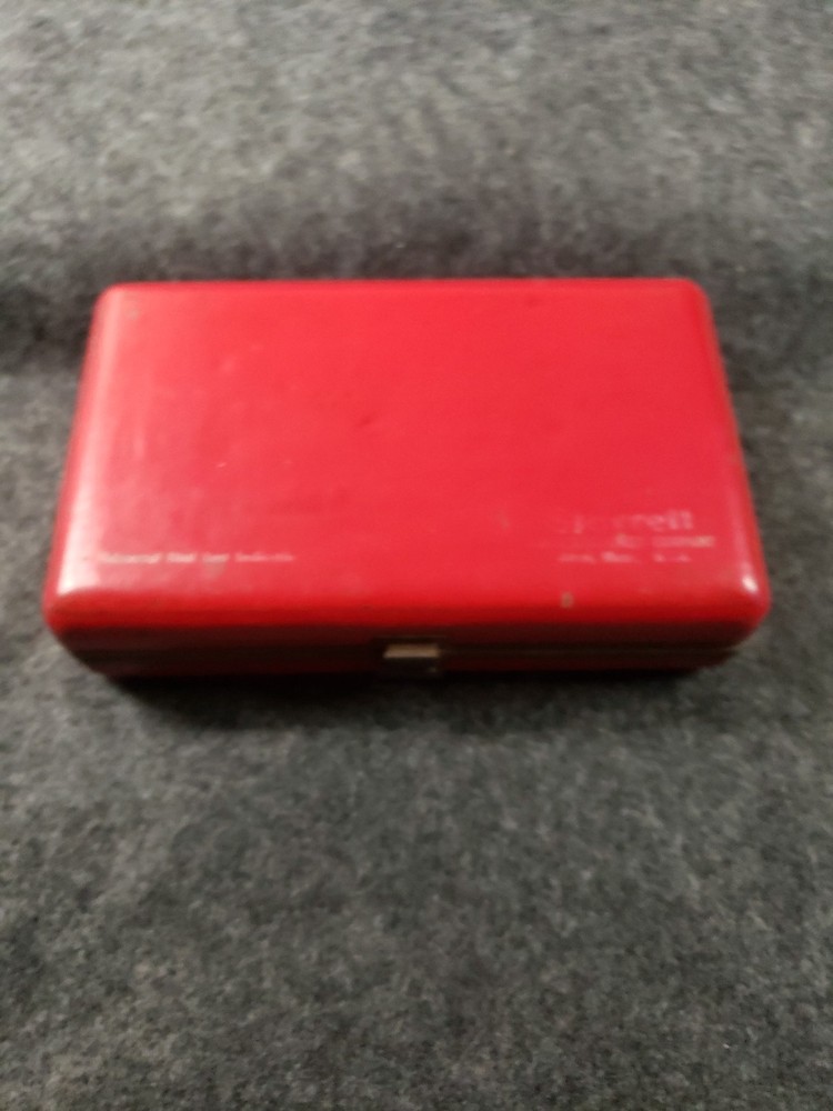 Starrett universal dial test indicator Plunger Back Rods Tips & Case C13B5)